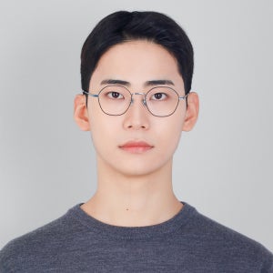 이츠모 리포터 REPORTER 메탈 사각형 티타늄 블루라이트차단 초경량 금테 안경 안경테