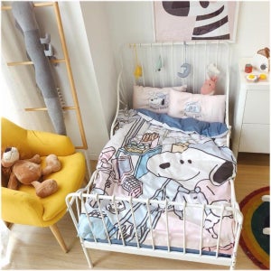 캐릭터 유아침구 간절기 겨울 극세사 이불커버세트 어린이집낮잠이불