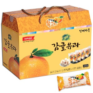 제주감귤 유과 개별포장 한과 설날 추석 명절 어버이날 선물 300g, 1개