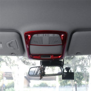 더블랙 QM6 실내 튜닝 용품 실내등 커버 프레임 카본 몰딩