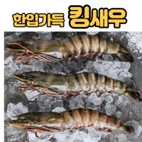 엄청큰 대왕새우 블랙 킹 타이거새우 버터구이 캠핑 그릴요리 먹방 자연산 수산물 선물용