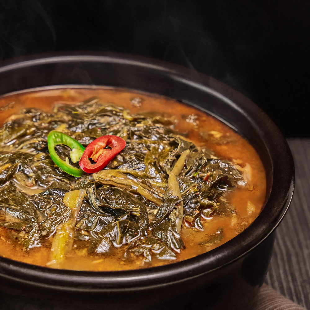 Patent Pending Yooseon Eel Soup 600g (2 Servings), with Siraegi (Dried Radish Greens), Domestic, Freshwater Eel Soup for Home