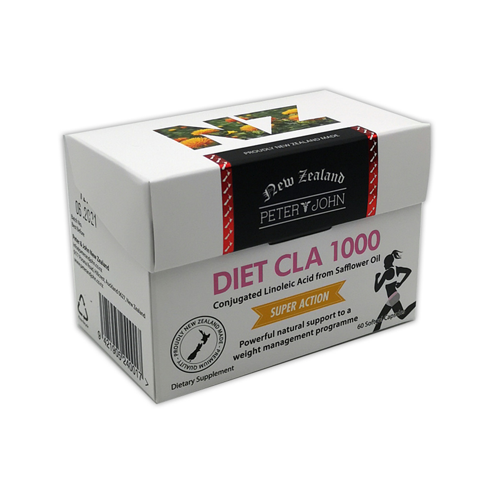 뉴질랜드 피터앤존 CLA 홍화씨 1000mg 60캡슐