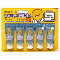 페리오키즈 카카오 투명치약 80g X 5입