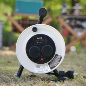 코니탭 방우형 캠핑 릴선 18M 가이드포함 USB 릴전선 전기연장선 캠핑릴선 국내생산