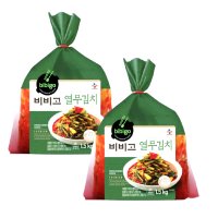 비비고 열무김치 1.5kg x 2팩 국산 국내산 코스트코 열무김치 양념