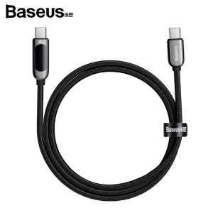 CATSK-B01 LED 100W CtoC 초고속 충전 케이블 1M 블랙