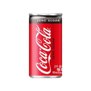 [본사발주] 코카 - 콜라 제로 캔 190ml x 30개