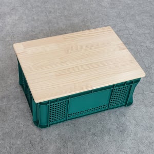 정리함 수납박스 캠핑박스 우드상판포함 운반상자
