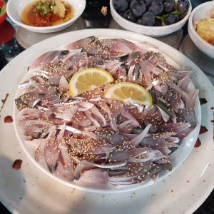 자연산 생물 전어회 세꼬시 필렛