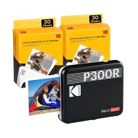 Kodak 코닥 미니 3 레트로 폴라로이드 포토 프린터 Mini 3 Retro Square Polaroid photo printer Black