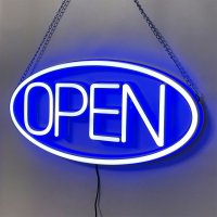 오픈간판 입구 창문 포인트 LED OPEN