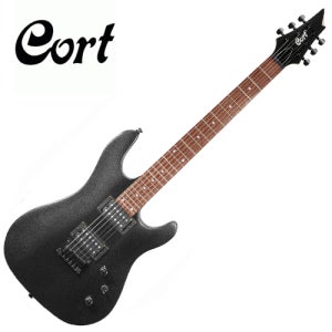 (뮤직캠프)콜트 KX100 BKM / 일렉기타 베이스우드 바디 입문용 메탈릭 블랙