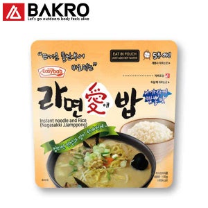 라면애밥 나가사끼짬뽕 전투식량 발열도시락 비상식량 비화식 한국군대음식 캠핑 등산식량