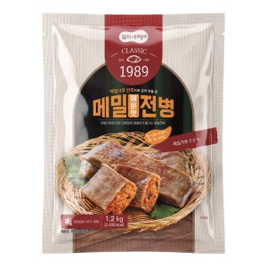 엄지식품 메밀전병 매운맛, 1.2kg, 1개