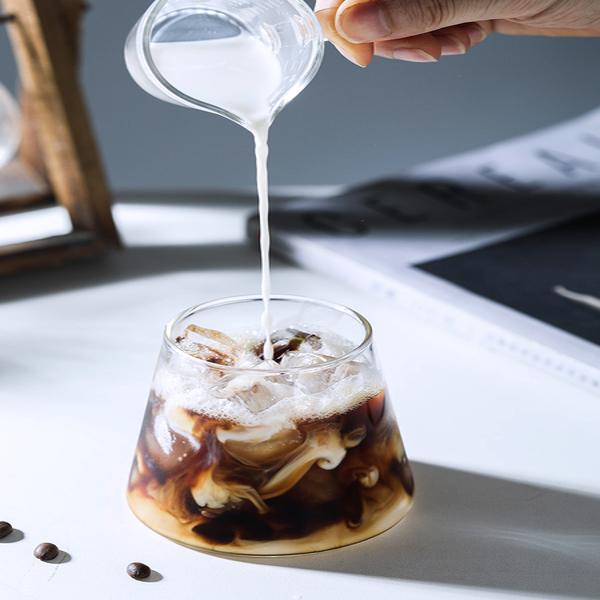 일본풍 투명 콜드브루 얇은 아이스 드링크 디저트 홈카페 유리컵 커피잔