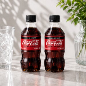 [본사발주] 코카 - 콜라 제로 페트 300ml x 24개