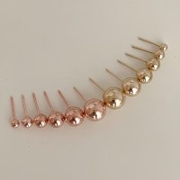 셀프러브 14k 오너먼트 볼 귀걸이 (낱개) 3mm 4mm 5mm 6mm 7mm 8mm