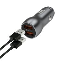 MOTO-N QC3.0 36W 차량용시거잭 USB 2포트 고속 충전기 Q2