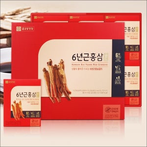 종근당 6년근 홍삼 골드 80ml X 60포 선물 쇼핑백 포함 국내산 홍삼 농축액