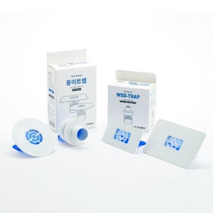 웅이 트랩 국내 생산 실리콘 원형 100 하수구 냄새 차단