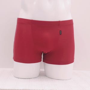 비비안 행운 레드 민감한피부 남성 드로즈 남자 팬티 쫄사각 트렁크 남성속옷 신축성 빅사이즈 95 100 105 110 빨간색 빨강 첫월급 선물포장