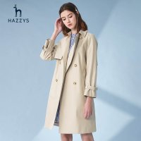 HAZZYS 헤지스 레이디스 여자 여성 모던 클래식 트렌치 코트 ASWSH01AH03