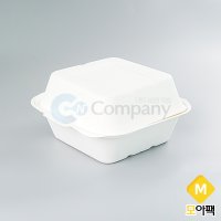 일회용 햄버거 펄프용기 아이보리 ECP 1박스 500개세트