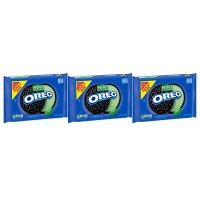 오레오 민트 크림 쿠키 566g 3팩 OREO Mint Flavored Creme Chocolate Sandwich Cookies, Family Size