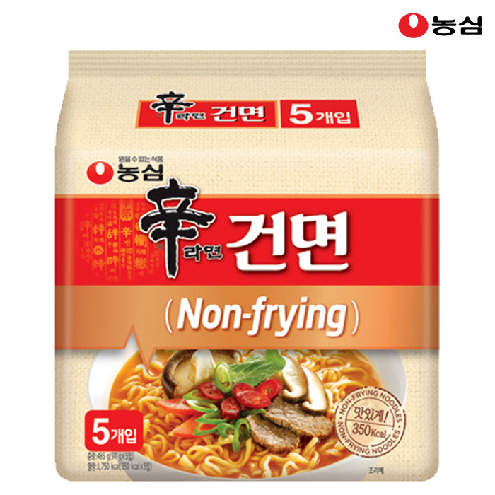 Nongshim Samyang Paldo Bag Ramyeon Shin Ramyun Dried Noodles, 97g, 5 pcs
