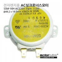 3W 220V AC 싱크로너스 모터 60Hz 3rpm 7Kgf 전자렌지 선풍기 SSM-16H