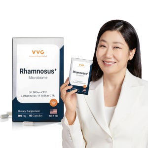 비타민마을 VVG 미국직수입 람노서스 플러스 마이크로바이옴 500mg 60캡슐, 1개