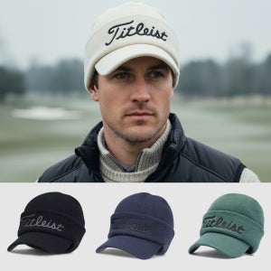 타이틀리스트 골프웨어 모자 남녀공용 투어 클래식 이어워머 캡 골프 볼캡 모자