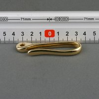 황동 벨트 연결 고리 Brass U Hook 60mm 73mm