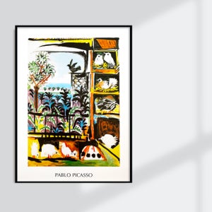피카소 PICASSO - The Pigeons, Cannes (액자포함)