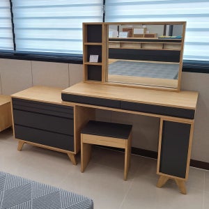 [매장진열] 서광퍼니처 확장형 화장대 의자세트 LA