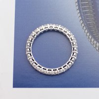 14k 18k 2.25mm SV 다이아몬드 가드링 반지 (멜리다이아몬드)