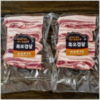 [냉장]30숙성 제주 흑돼지 오겹살 500g [구이용 숯불용 수육용]