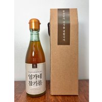 엄가네방앗간 중국 깨 통 저온 압착 참기름 1구 포장 300ml