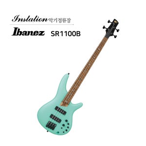 아이바네즈 IBANEZ SR1100B SFM 패시브 베이스 노드스탠드픽업 커스텀EQ 그린