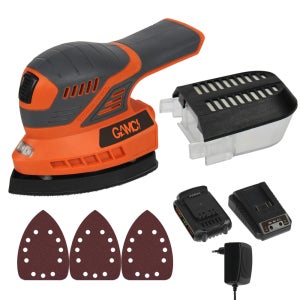 [감씨]18V 충전 전동 샌딩기 무선 샌더 배터리 풀셋 SD18-14