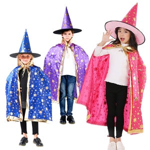 할로윈 마녀 모자망토 세트