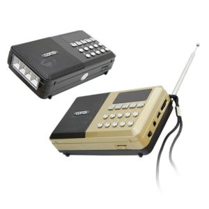 온라인 예배 음악 재생기 듣기 휴대용 등산용 소형 미니 라디오 어르신 MP3 노래 렌턴