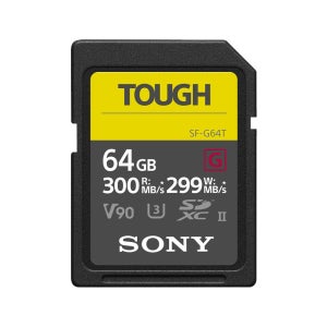 (정품) 소니 SDXC TOUGH G UHS-II U3 V90 (SF-G64T/T1) / 고배속 64GB / 방수,방진