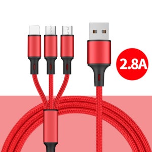 멀티3in1 충전케이블 5A 5핀8핀케이블 125CM센치 스마트폰충전기 2.8A