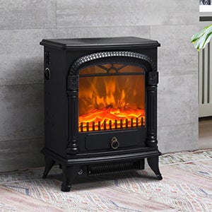 전기벽난로 불멍 온풍기 거실 가정용 미니 히터 발난로 사무실 원룸 난방기