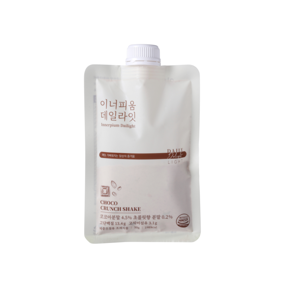 다이어트 단백질 쉐이크 데일라잇 초코 크런치 쉐이크 체중조절식 1세트 (7개입)