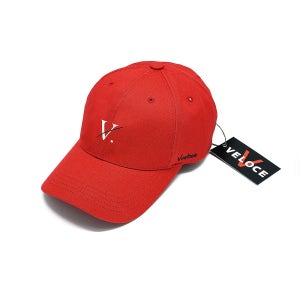 뷔벨로체 Small logo DG 볼캡 하드 핏 레드