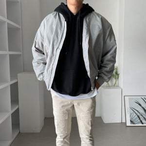 베이직 코팅 남자 항공점퍼 - 2color