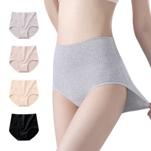 뱃살 보정 순면팬티 여성 힙업 빅사이즈